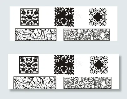 镂空窗花图片