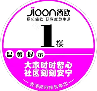 小区提示牌图片