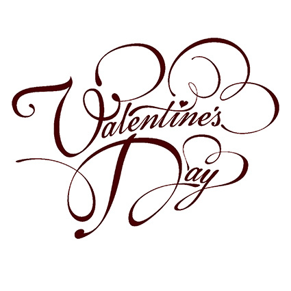 情人节英文字样设计