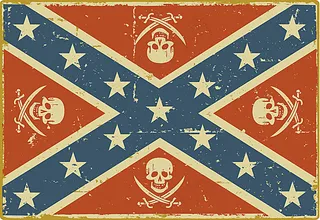 海盗旗帜设计矢量素材