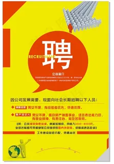 招聘海报