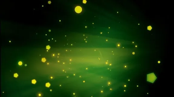 绿色元素开场预告片头模板 闪光视频...