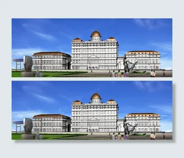 欧式行政机关办公楼图片