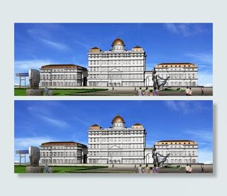 欧式行政机关办公楼图片