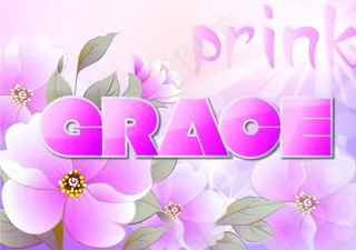 粉色高清背景矢量图ai