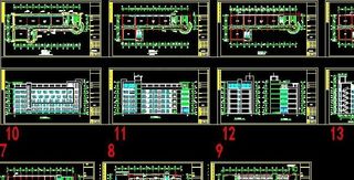 中学教学楼施工图