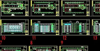 中学教学楼施工图