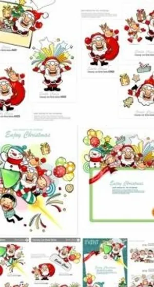 大全圣诞节元素矢量