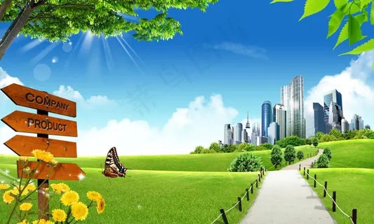 城市高楼美景图片 城市高楼美景图片