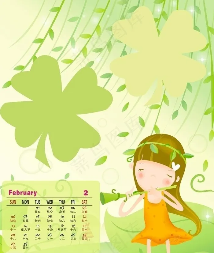 2011卡通模板图片psd模版下载