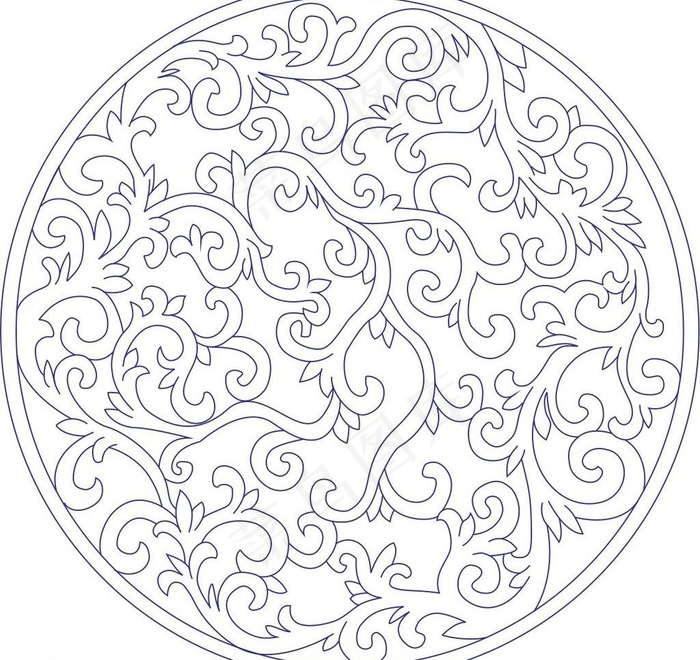 欧式潮流图案图片cdr矢量模版下载