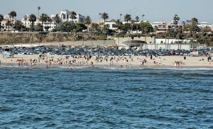 洛杉矶 热闹的海滨图片