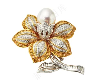 胸针饰品免抠素材PSD分层