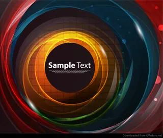 摘要闪亮的漩涡矢量..