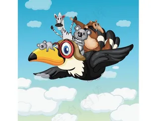 飞鸟卡通动物图片