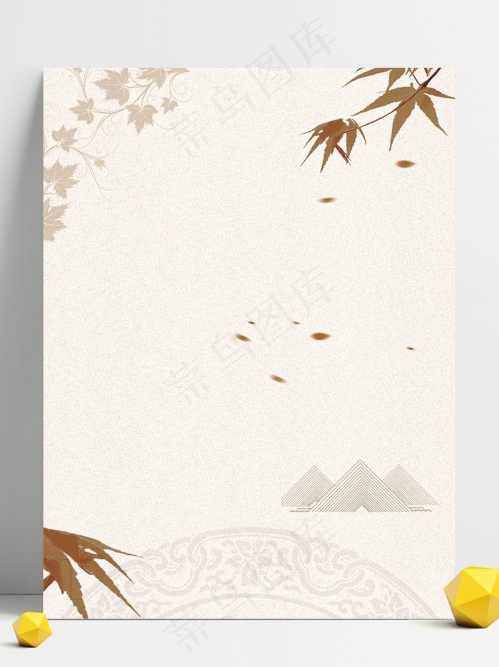 灰色竹子树叶背景