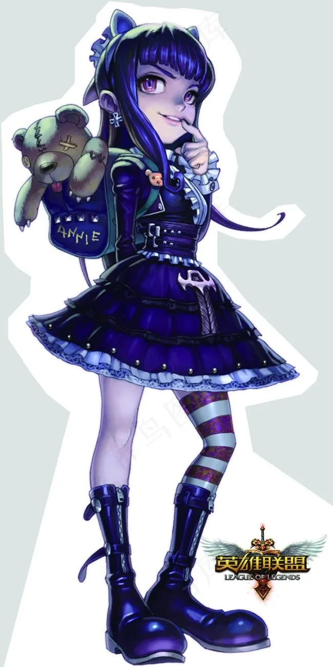 英雄联盟安妮(2551X5102(DPI:72))psd模版下载