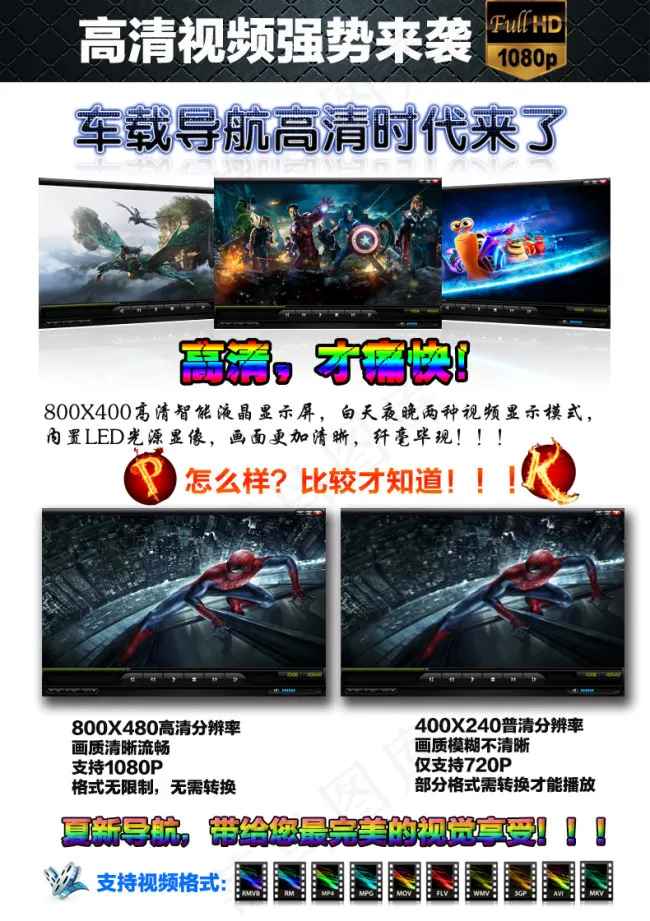 高清视频psd模版下载