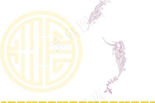 古典装饰花纹图片cdr矢量模版下载