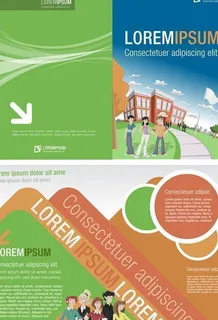 卡通商务团队封面设计图片