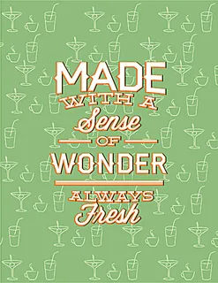 绿色背景矢量杯子图案模板