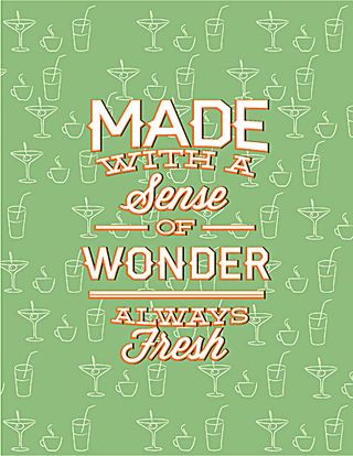 绿色背景矢量杯子图案模板