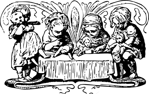 修补娃娃剪贴画