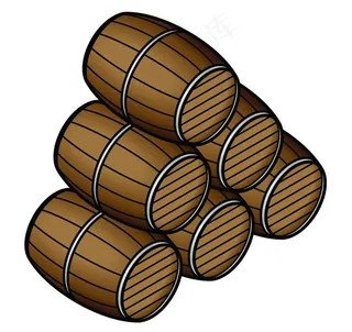 橡木桶图片