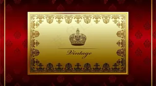 古典欧式花纹金色花纹花边框图片