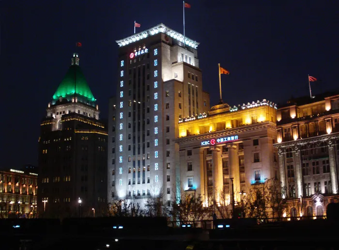 上海滩夜景图片