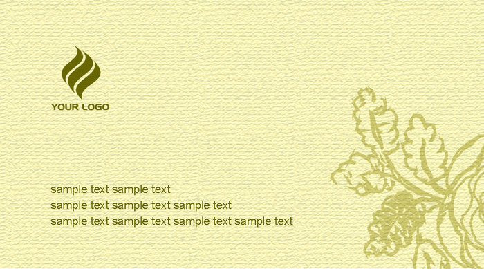 欧式复古手绘水彩花朵