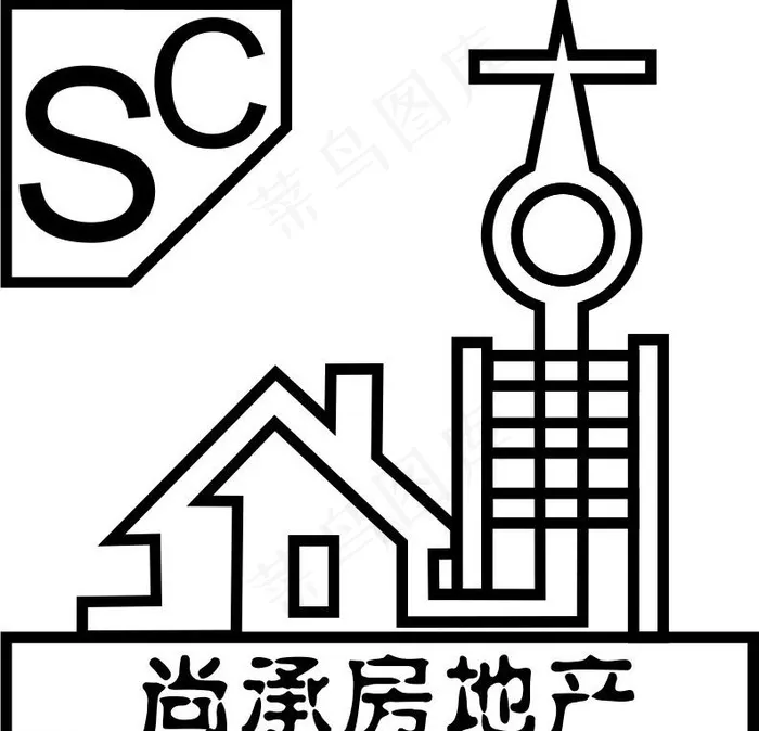 房地产logo图片cdr矢量模版下载