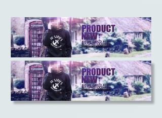 淘宝时尚秋季男装促销海报