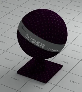 vray暗紫色布材质