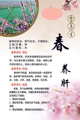 春季养生