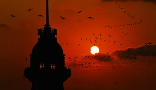 伊斯坦布尔夕阳美景