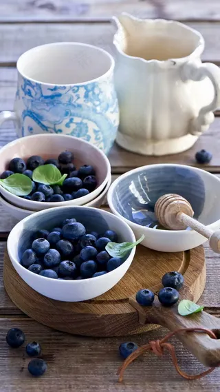 蓝莓高清摄影图片