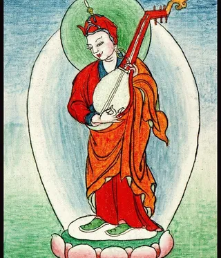 莲花生大士六道图片