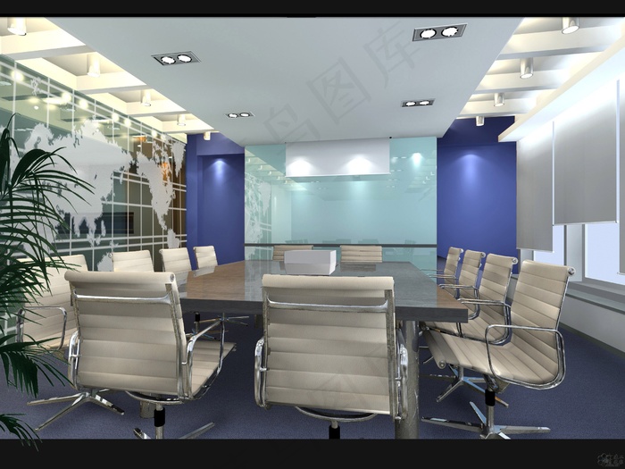 简约会议室设计