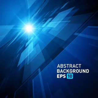 EPS蓝色背景 炫光 绚丽 科技