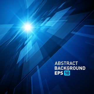 EPS蓝色背景 炫光 绚丽 科技