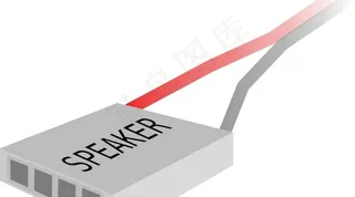 扬声器插头的剪辑艺术