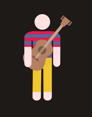 卡通人物插画手机壳图案设计