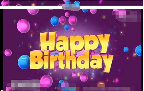 生日快乐视频片头LED模板免费下载 生日快乐视频片头LED模板免费下载