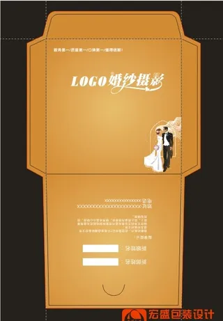 典雅金光盘封套六