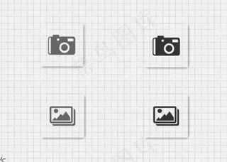 简约相机照片图标