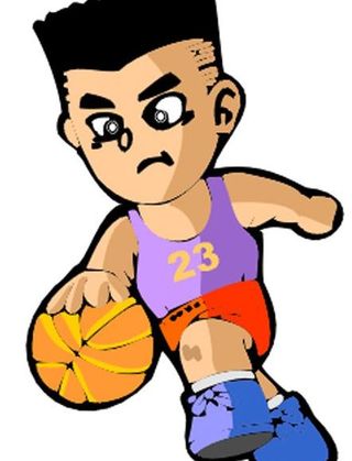 篮球 卡通运动人物图片