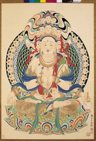 十一面观音像图片