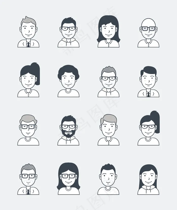 人物头像图标下载icon
