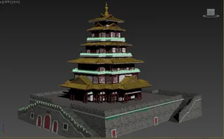 古建筑八角塔 古建筑塔楼 寺庙图片